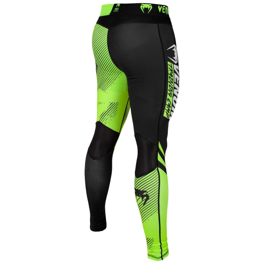 venum training camp 2.0 kompresjonstights - svartneo gul