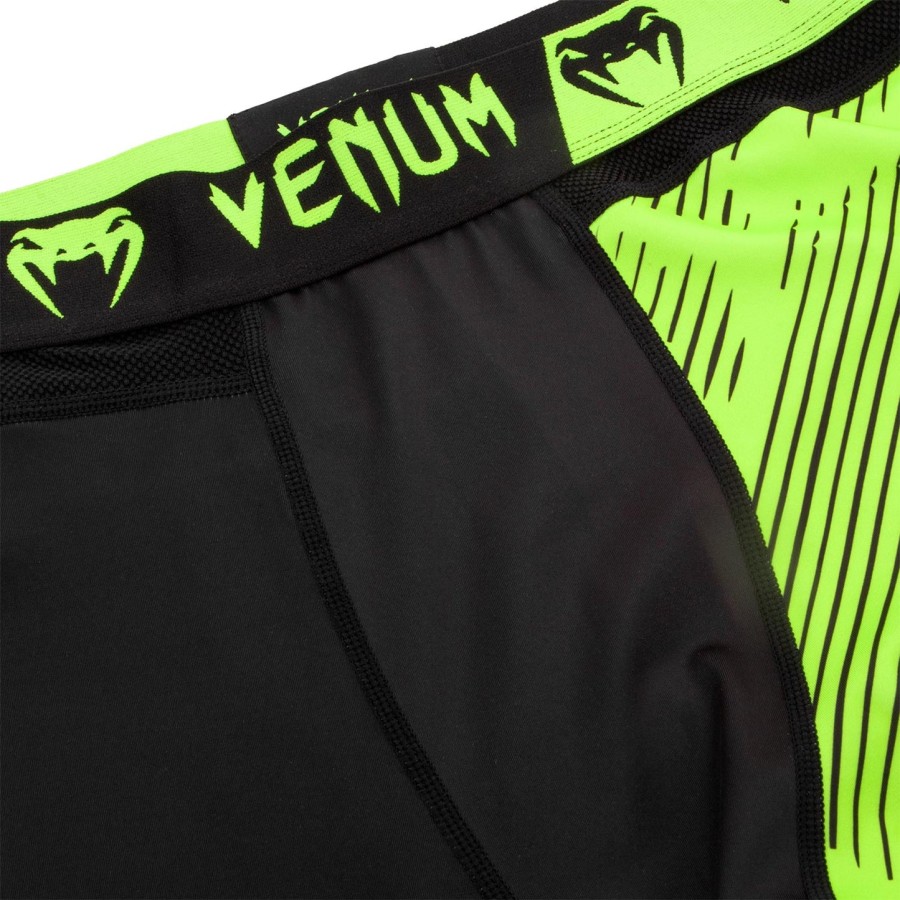 venum training camp 2.0 kompresjonstights - svartneo gul