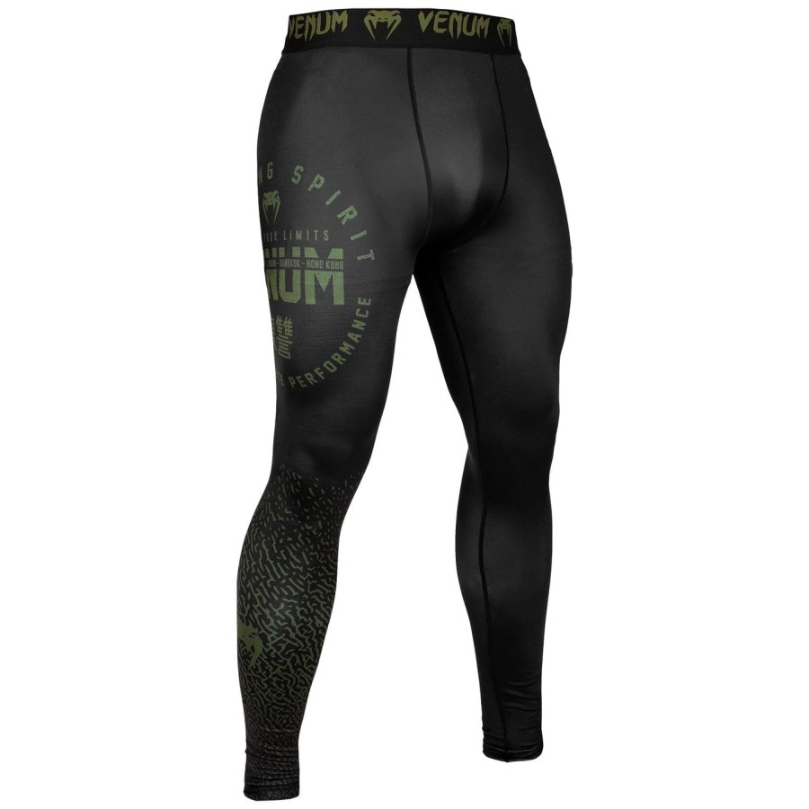 venum signature compression tights – svartkhaki – eksklusiv