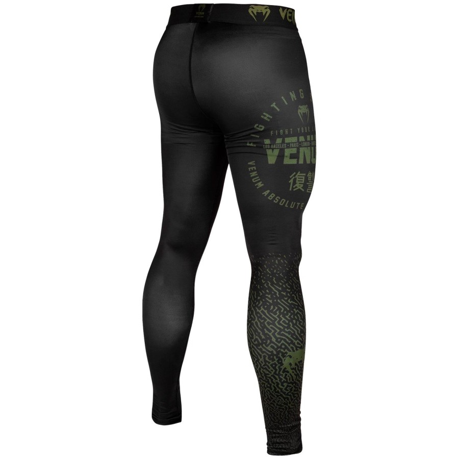 venum signature compression tights – svartkhaki – eksklusiv