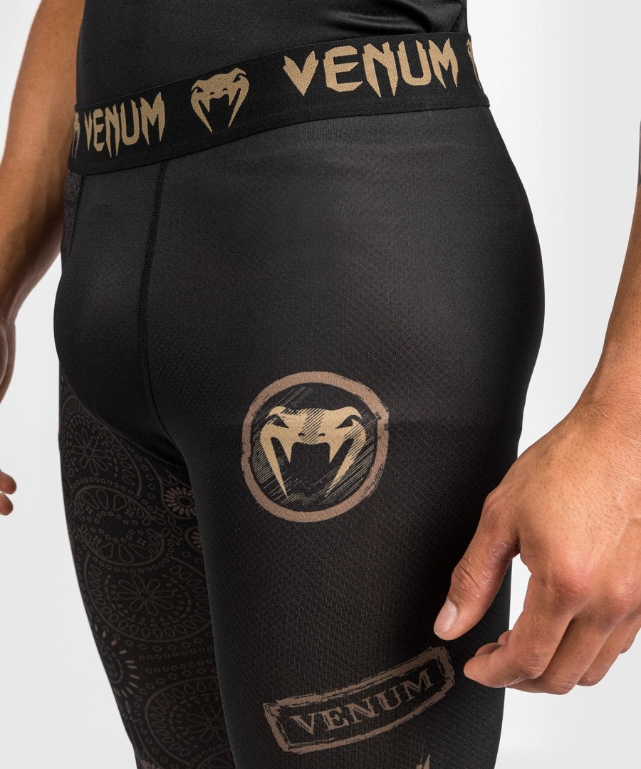 venum santa muerte dark side - spats - svartbrun