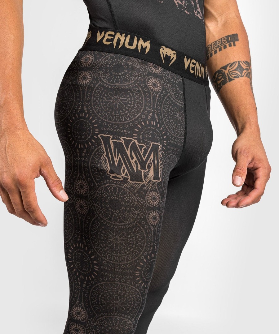 venum santa muerte dark side - spats - svartbrun