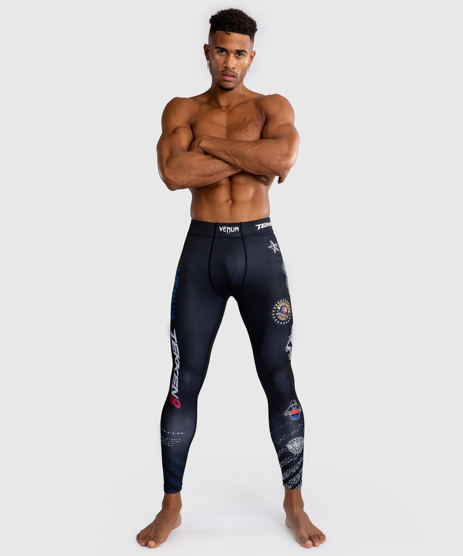 venum x tekken 8 - paul phoenix spats - svartblå