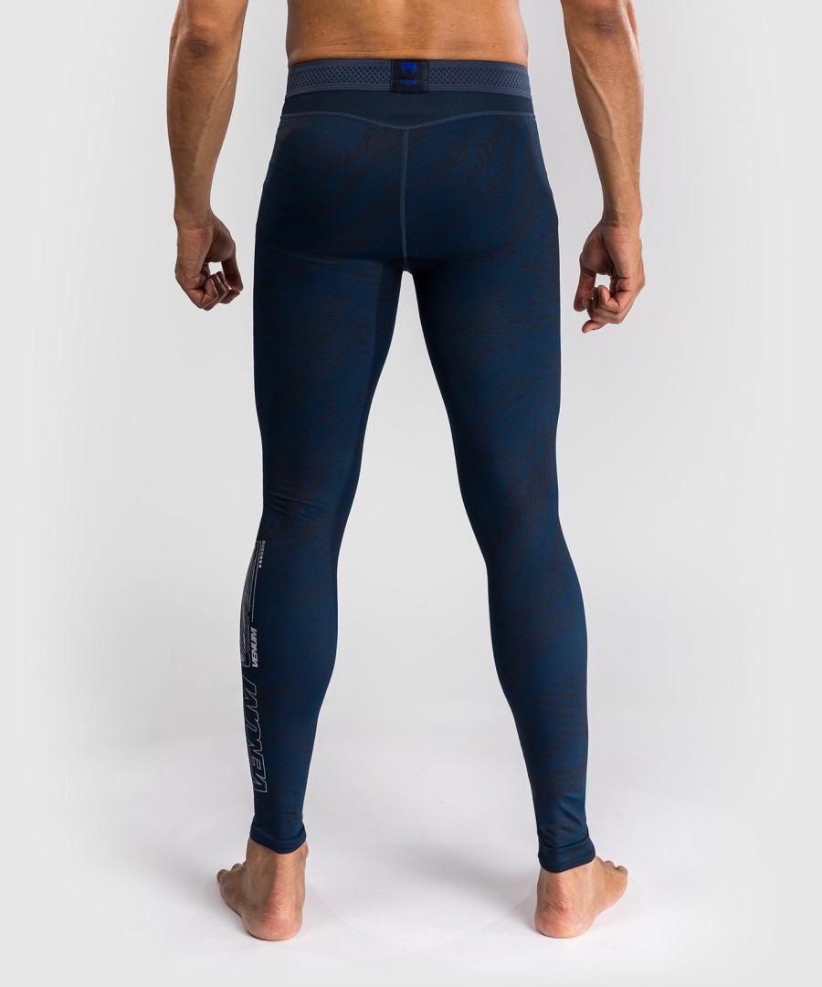 ufc fusion av venum fight week herre performance tights - oceanic blue