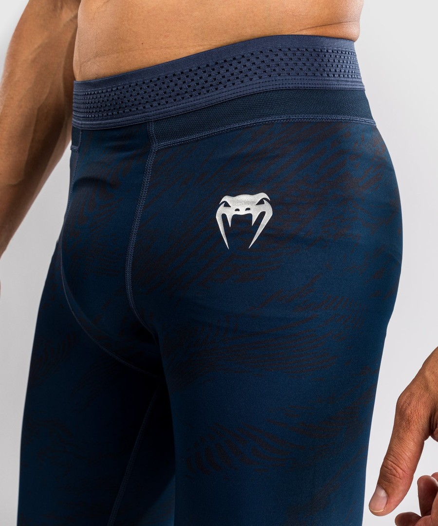 ufc fusion av venum fight week herre performance tights - oceanic blue