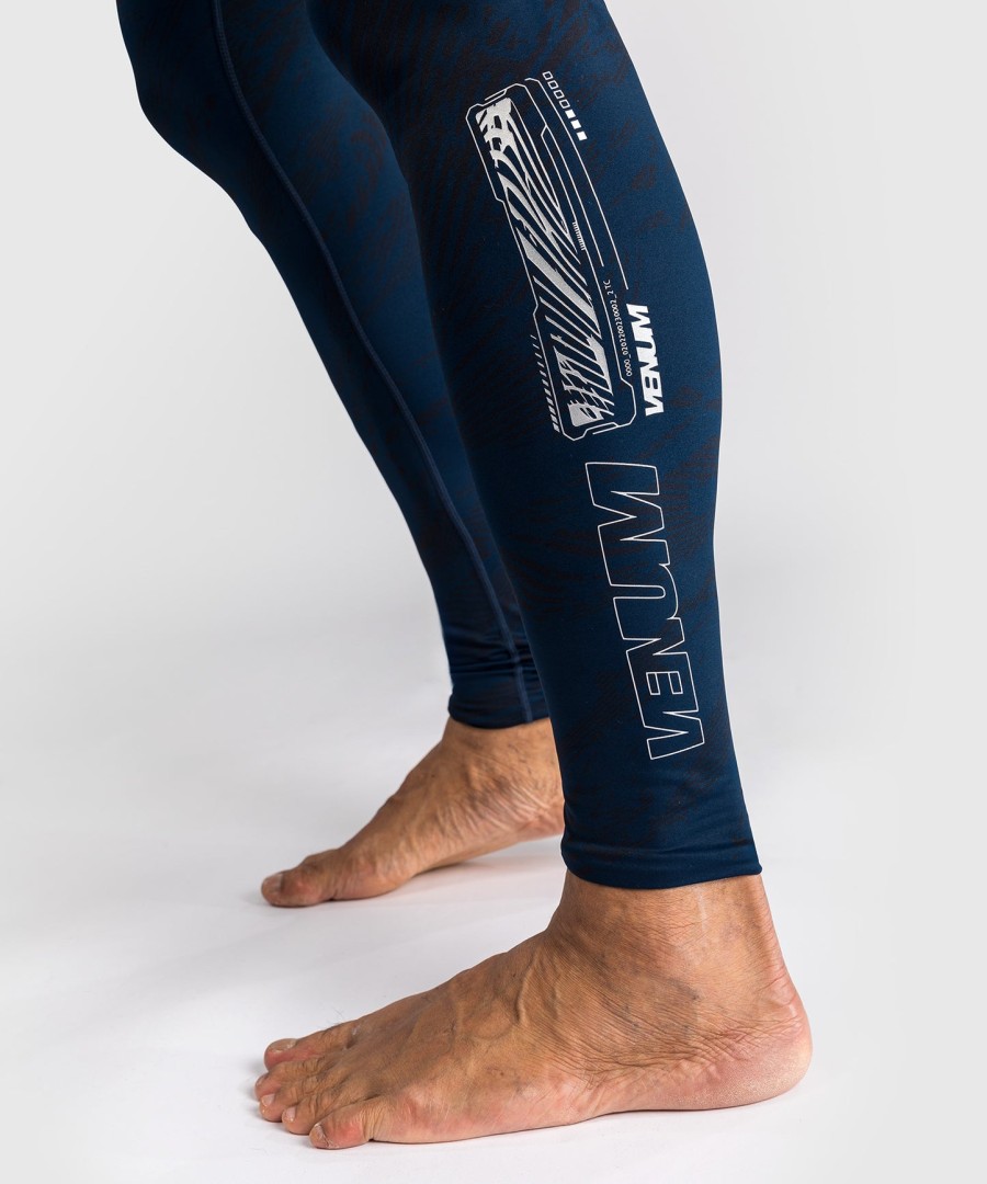 ufc fusion av venum fight week herre performance tights - oceanic blue