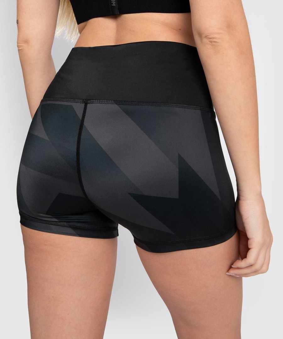 venum razor kompresjonsshorts – for kvinner – svartgull