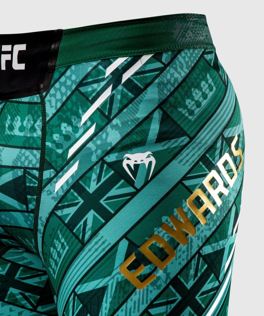 men ufc uovertruffen av venum green leon edwards vale tudo short