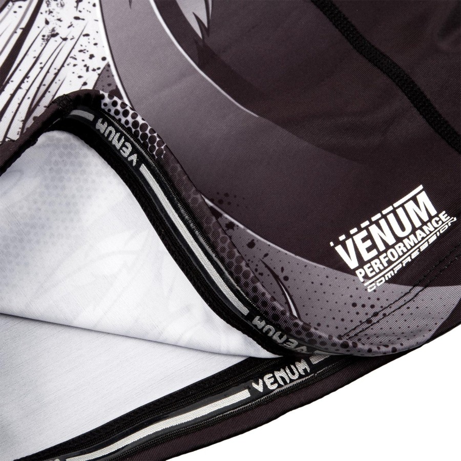 venum phoenix rashguard – lange ermer – svarthvit – for dame
