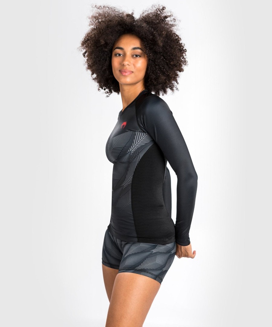 venum phantom rashguard langermet – for dame – svartrød