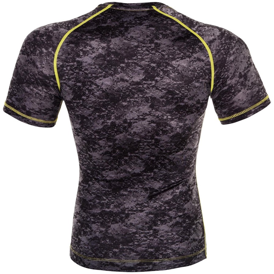 venum tramo rashguard - korte ermer - svartgul