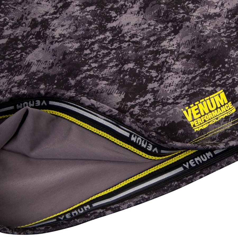 venum tramo rashguard - korte ermer - svartgul