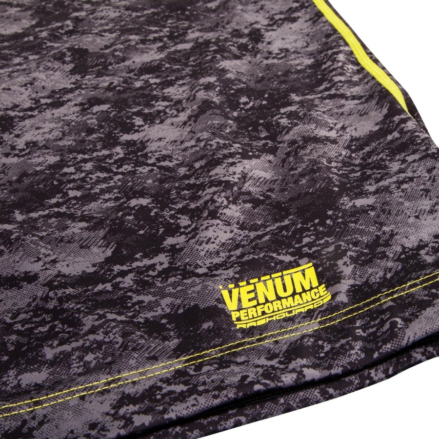 venum tramo rashguard - korte ermer - svartgul