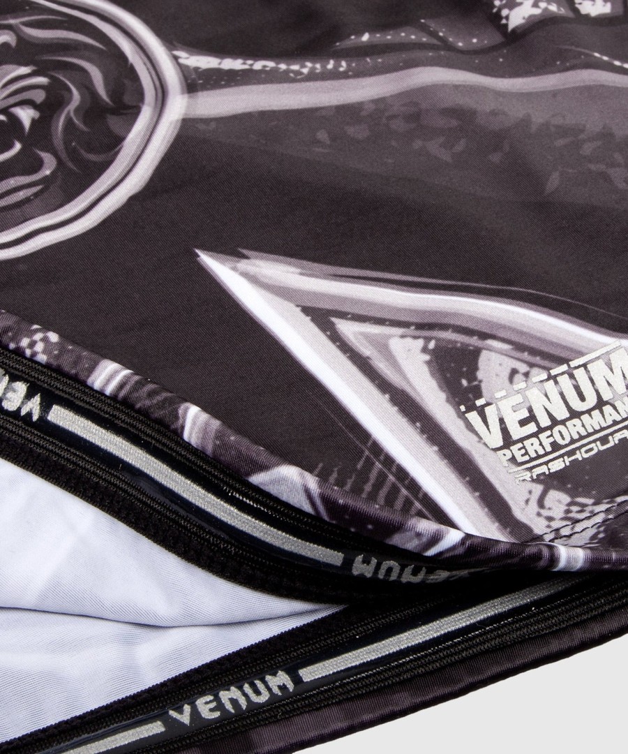 venum gladiator 3.0 rashguard - lange ermer - svarthvit