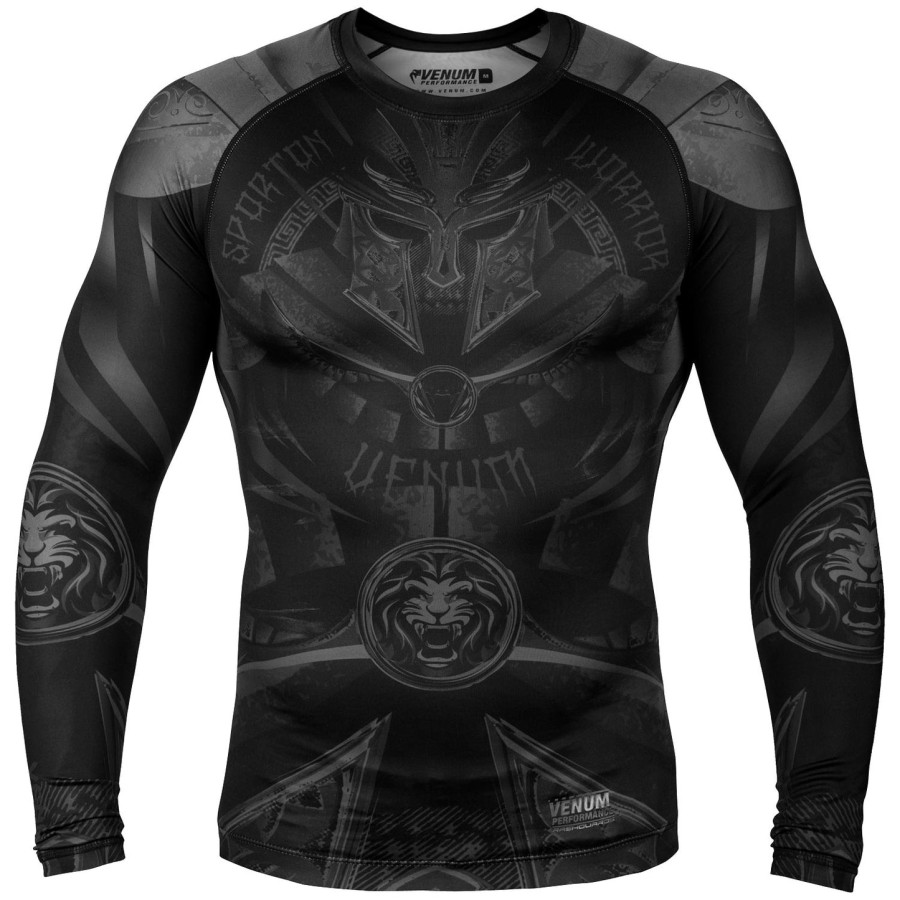 venum gladiator 3.0 rashguard - lange ermer - svartsvart