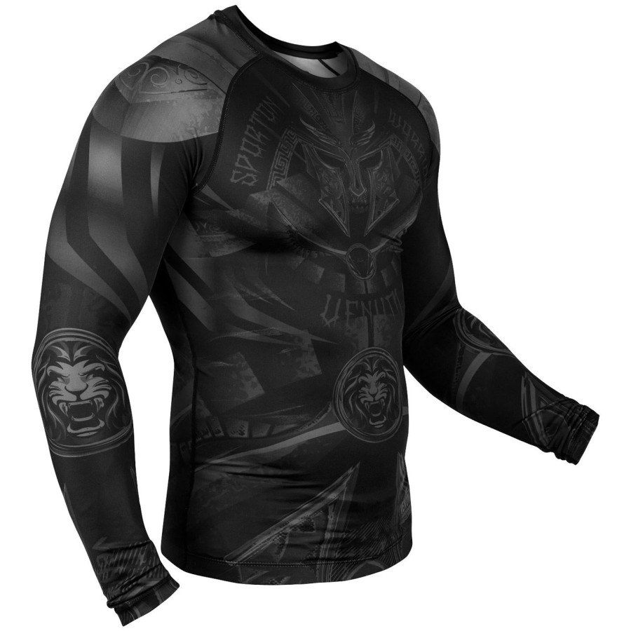 venum gladiator 3.0 rashguard - lange ermer - svartsvart