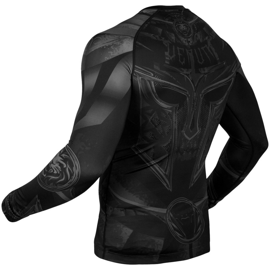 venum gladiator 3.0 rashguard - lange ermer - svartsvart