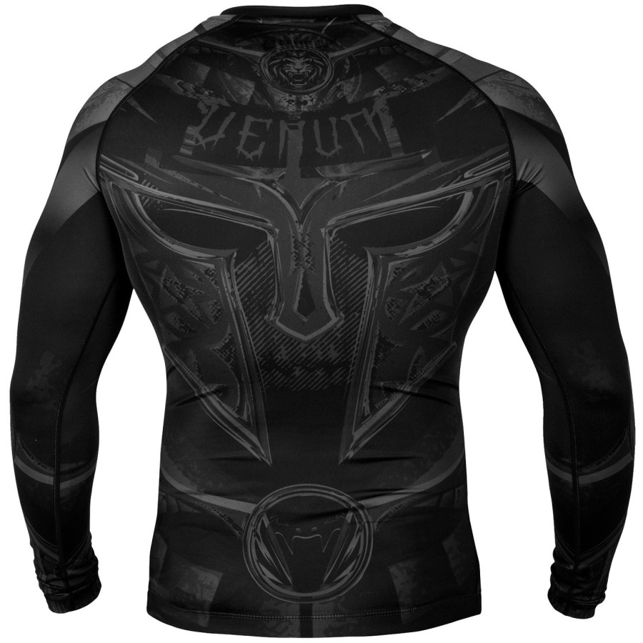 venum gladiator 3.0 rashguard - lange ermer - svartsvart