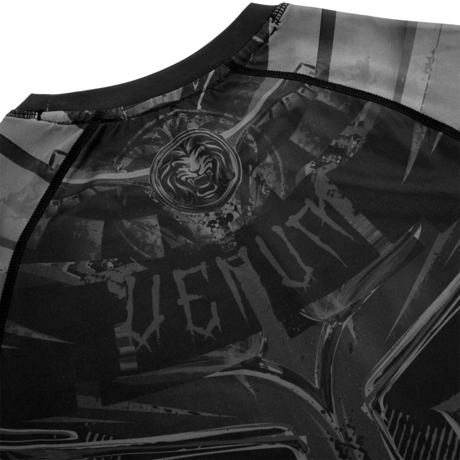 venum gladiator 3.0 rashguard - lange ermer - svartsvart