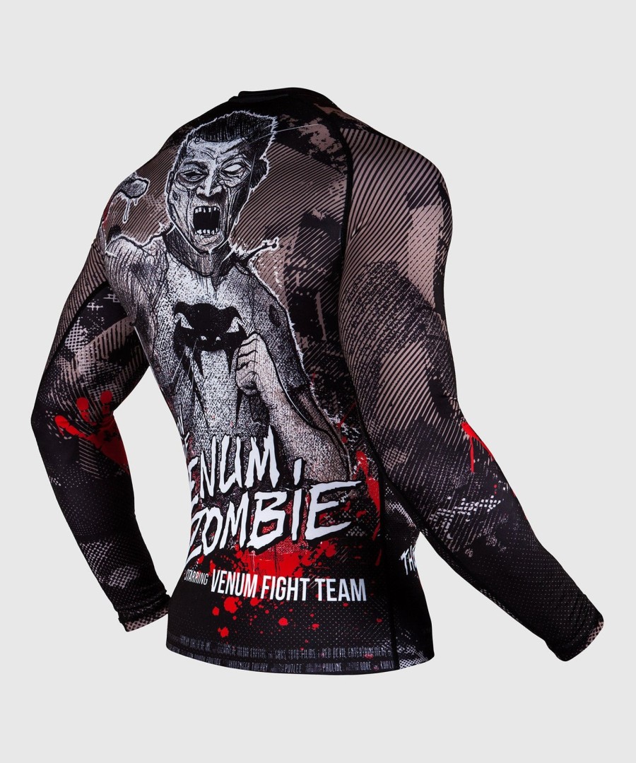 venum zombie return rashguard - lange ermer - svart