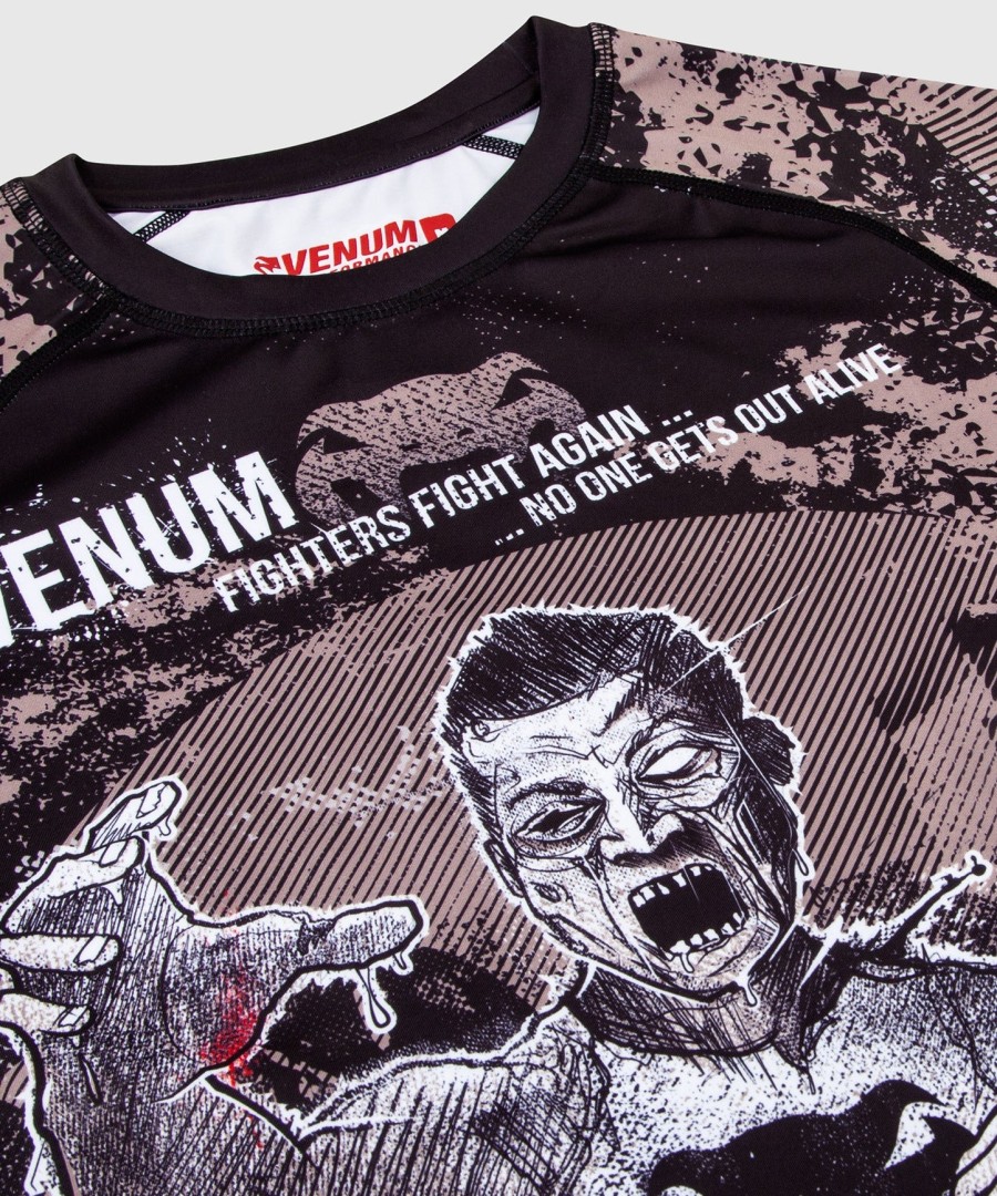 venum zombie return rashguard - lange ermer - svart