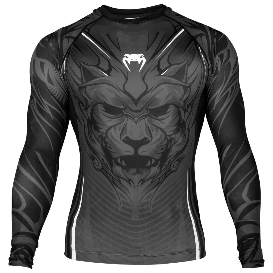 venum bloody roar rashguard – lange ermer – grå – eksklusiv