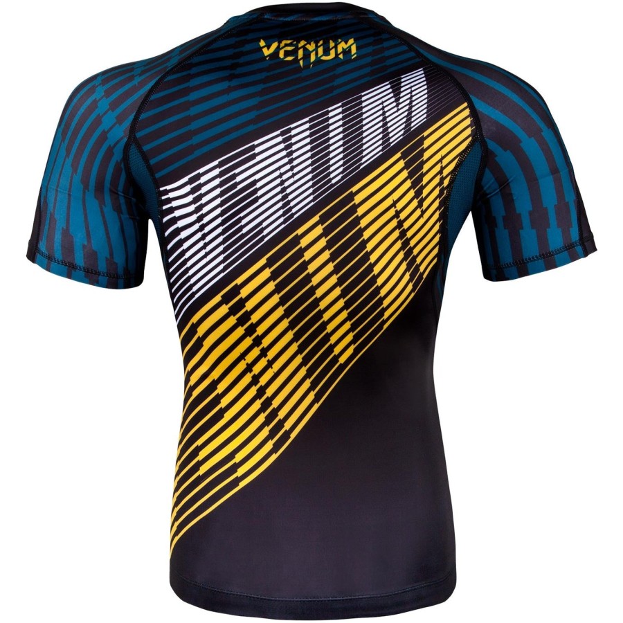 venum plasma rashguard - korte ermer - svartgul