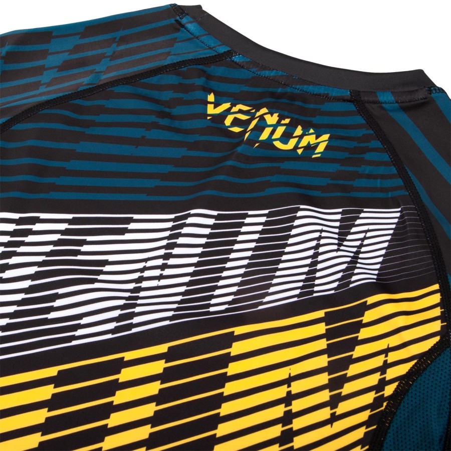 venum plasma rashguard - korte ermer - svartgul