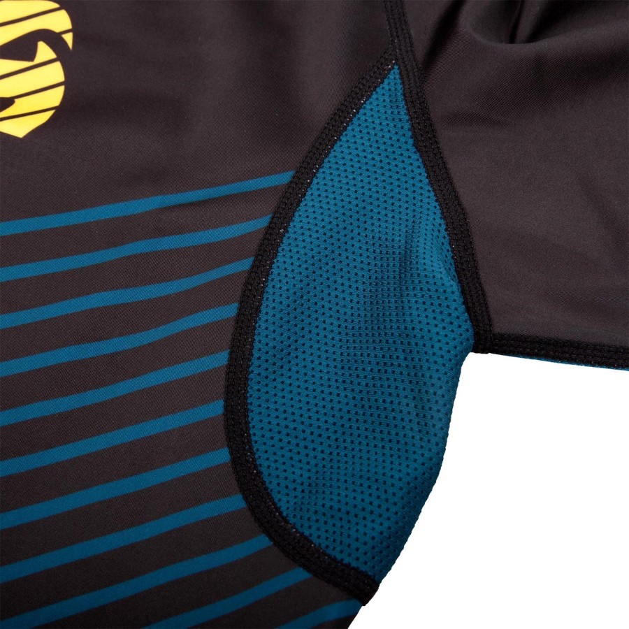 venum plasma rashguard - korte ermer - svartgul