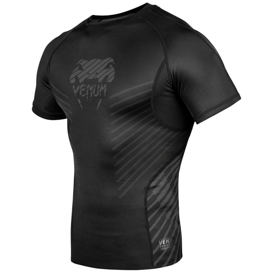 venum plasma rashguard - korte ermer - svartsvart