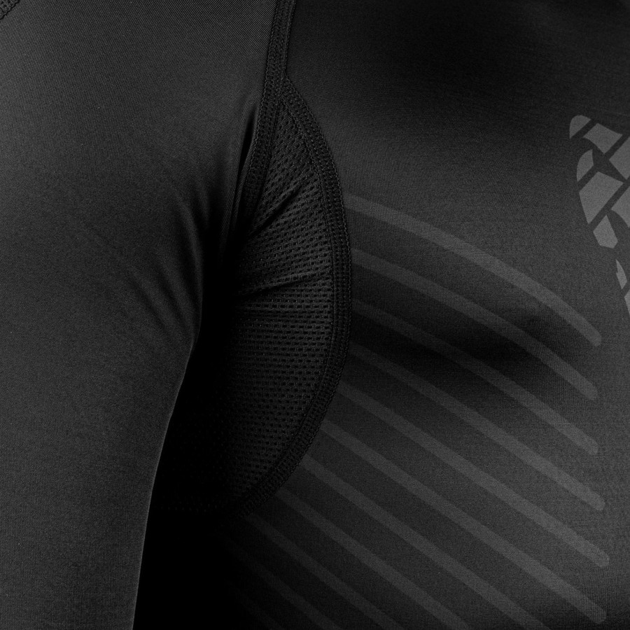venum plasma rashguard - korte ermer - svartsvart