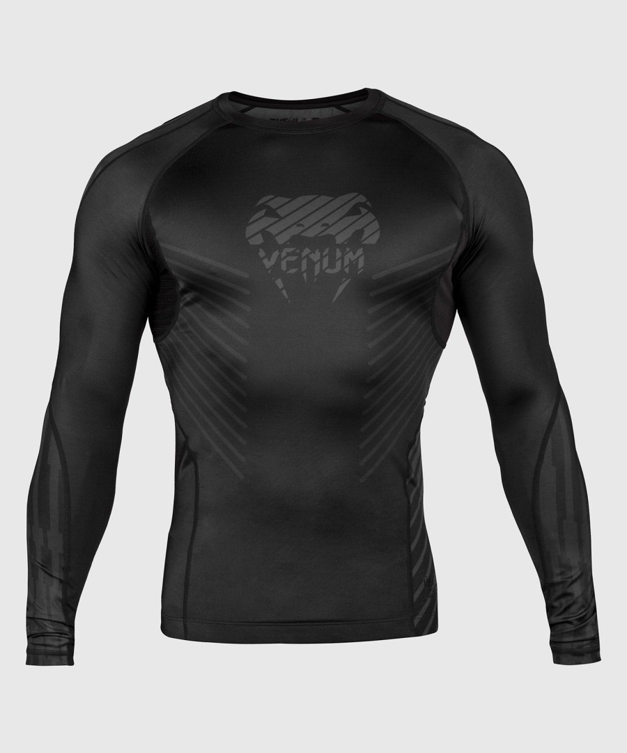venum plasma rashguard - lange ermer - svartsvart