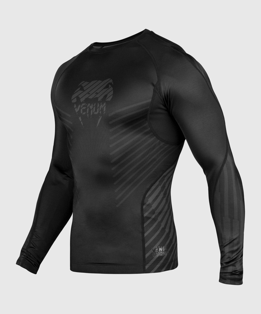 venum plasma rashguard - lange ermer - svartsvart