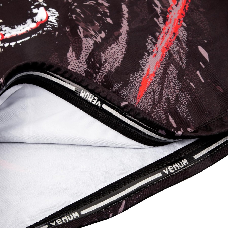 venum grizzli rashguard - korte ermer - svarthvit