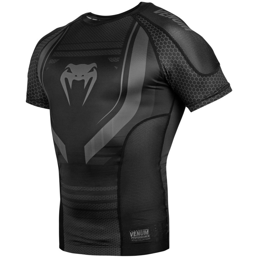 venum technical 2.0 rashguard - korte ermer - svartsvart