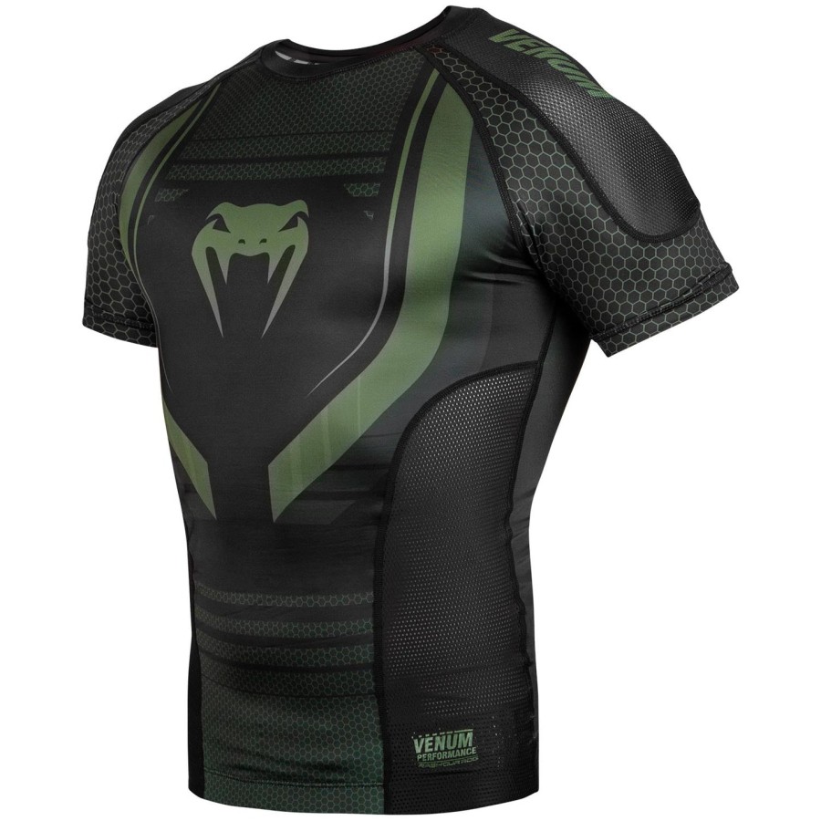 venum technical 2.0 rashguard - korte ermer - svartkhaki - eksklusiv