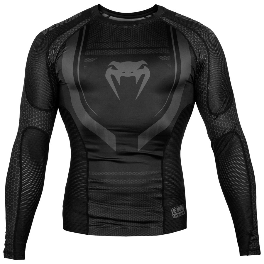 venum technical 2.0 rashguard - lange ermer - svartsvart