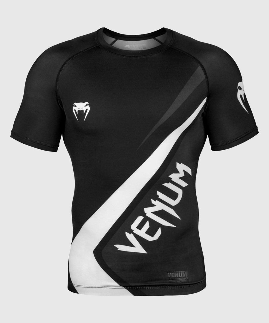 venum contender 4.0 rashguard - korte ermer - svartgrå-hvit