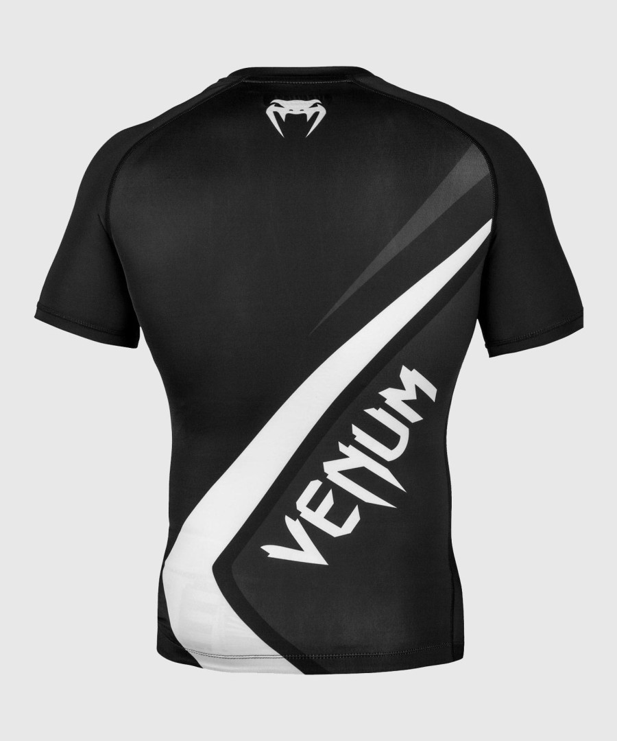 venum contender 4.0 rashguard - korte ermer - svartgrå-hvit