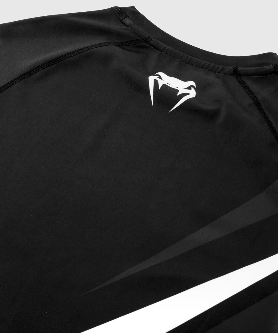 venum contender 4.0 rashguard - korte ermer - svartgrå-hvit