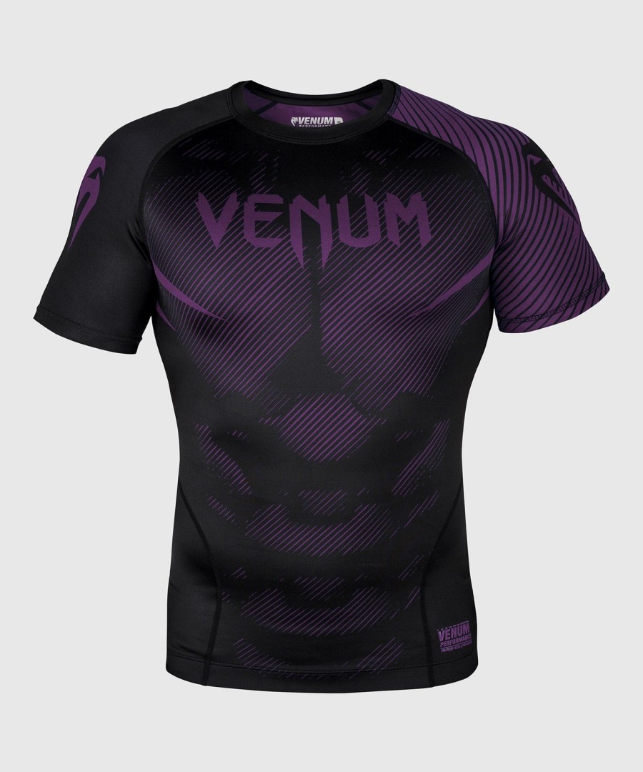 venum nogi 2.0 rashguard - korte ermer - svartlilla