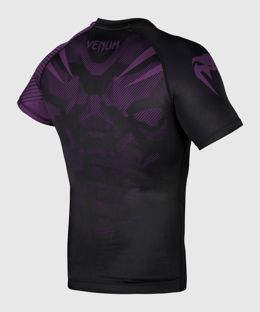 venum nogi 2.0 rashguard - korte ermer - svartlilla