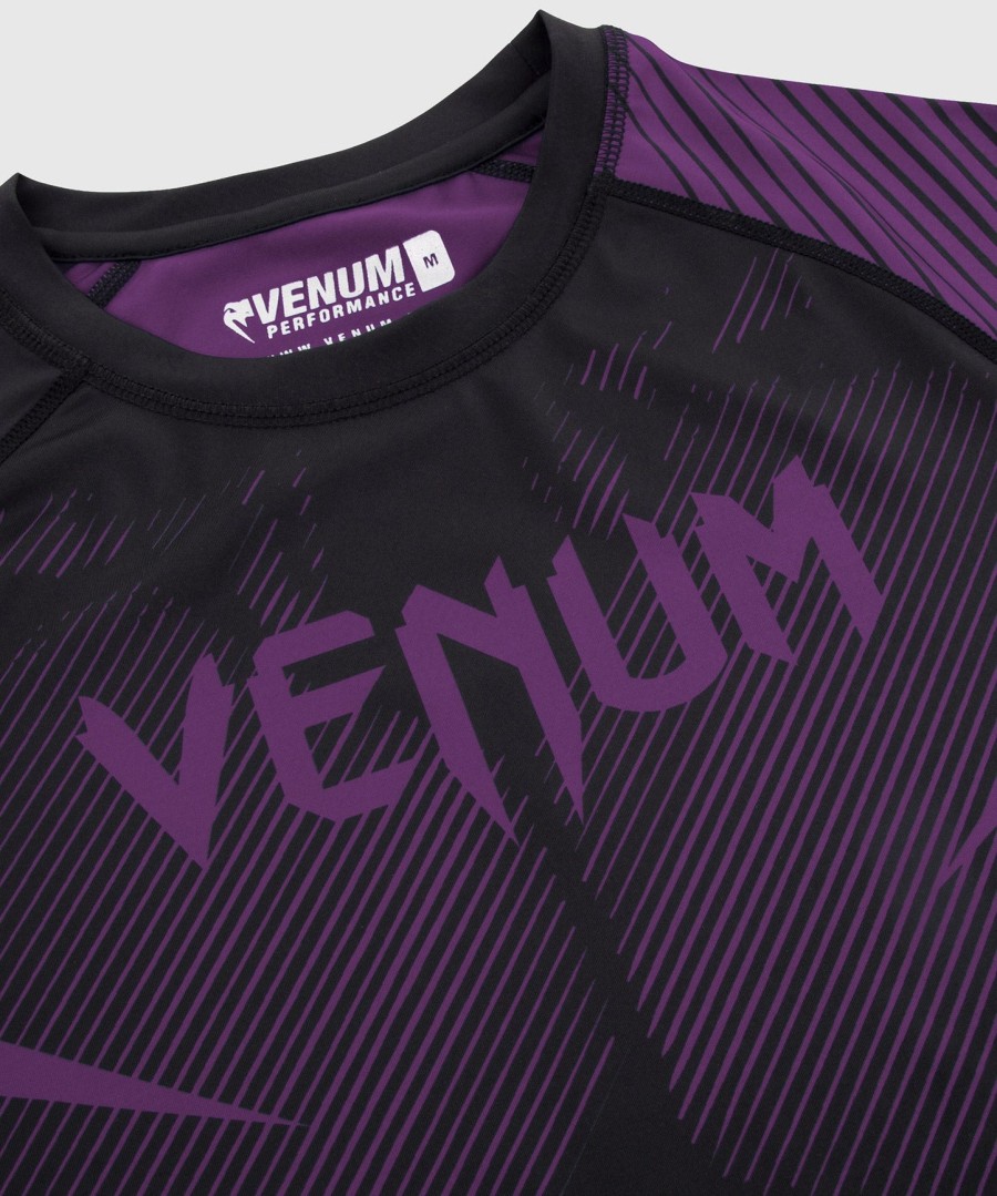 venum nogi 2.0 rashguard - korte ermer - svartlilla