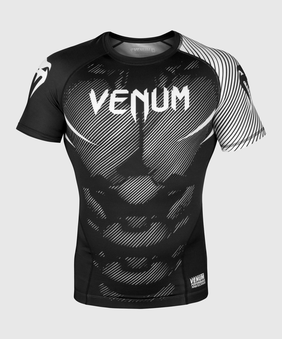 venum nogi 2.0 rashguard - korte ermer - svarthvit