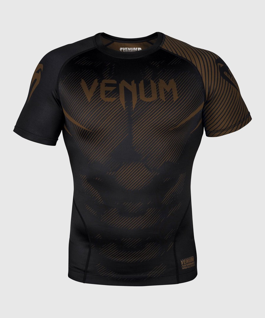 venum nogi 2.0 rashguard - korte ermer - svartbrun