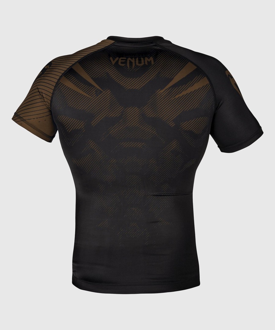 venum nogi 2.0 rashguard - korte ermer - svartbrun