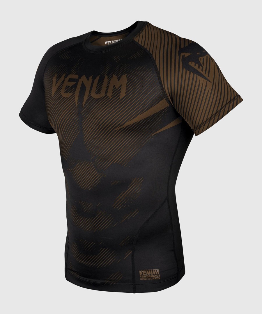 venum nogi 2.0 rashguard - korte ermer - svartbrun