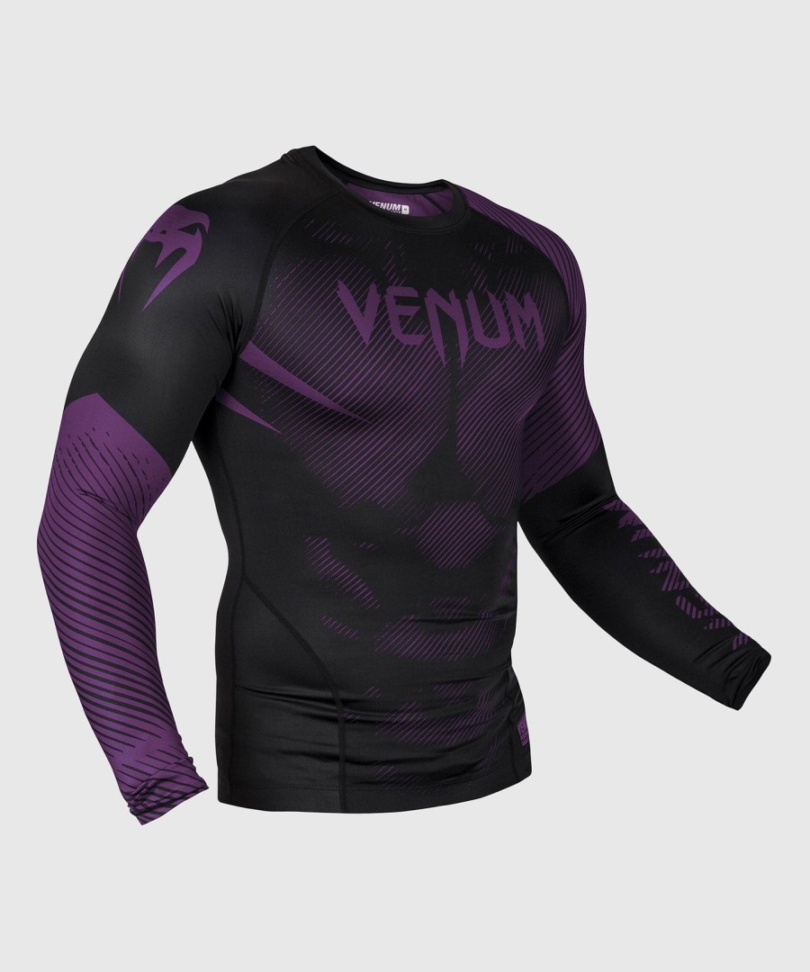 venum nogi 2.0 rashguard - lange ermer - svartlilla