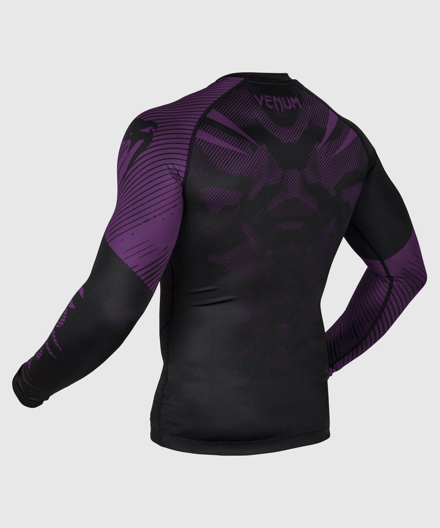 venum nogi 2.0 rashguard - lange ermer - svartlilla