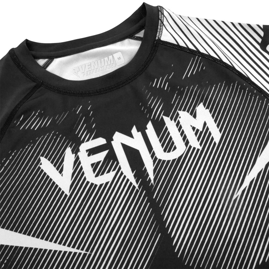 venum nogi 2.0 rashguard - lange ermer - svarthvit